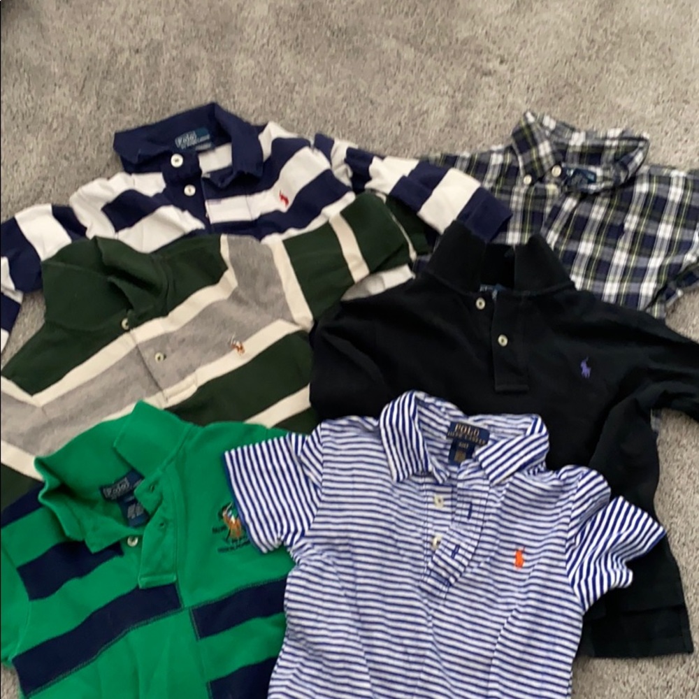 LOT of boys 3T /4T POLO shirts